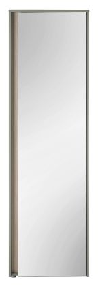 Garderobenschrank Center in Salbei und Barista Eiche Flurschrank mit Spiegel 60 x 200 cm
