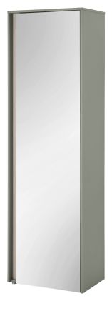 Garderobenschrank Center in Salbei und Barista Eiche Flurschrank mit Spiegel 60 x 200 cm