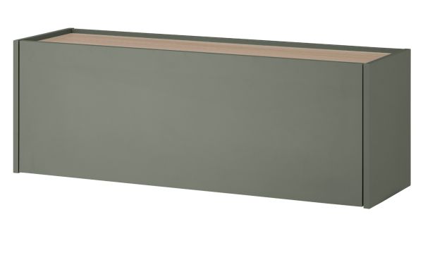 Hngeschrank Center in Salbei und Barista Eiche Flurschrank hngend 100 cm