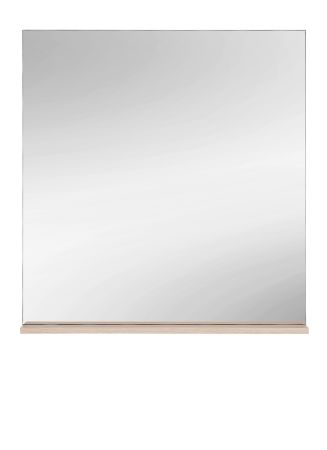Garderobenspiegel Center in Barista Eiche Wandspiegel mit Ablage 75 x 80 cm