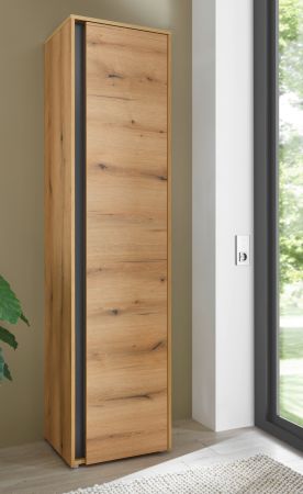 Schuhschrank Center in Evoke Eiche und grau Flurschrank 50 x 200 cm