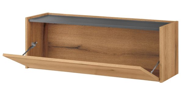 Hngeschrank Center in Evoke Eiche und grau Flurschrank hngend 100 cm