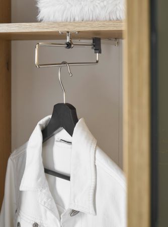 Garderobe Set 4-teilig Center in Evoke Eiche und grau Garderobenkombination 170 x 200 cm