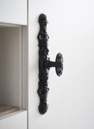 Kchenschrank Rovola in wei Pinie Landhaus Kche Unterschrank fr Sple oder Kochfeld 202 cm, Soft-Close