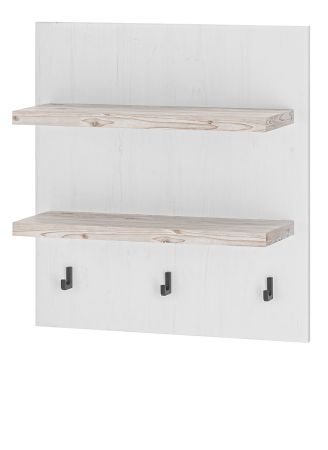 Kchenregal Rovola in wei Pinie Landhaus Kche Wandregal 60 x 65 cm Gewrzregal
