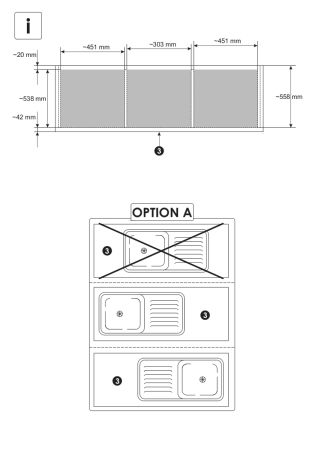 Kche Rovola in wei Pinie Landhaus Kchenschrank Set 4-teilig 191 x 200 cm