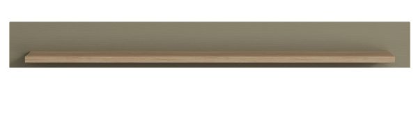 Wandboard Finnes in Salbei und Eiche Wandregal skandinavisch 150 cm