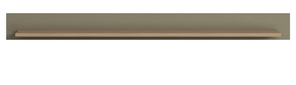 Wandboard Finnes in Salbei und Eiche Wandregal skandinavisch 180 cm