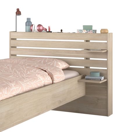 Parisot Kinder- und Jugendzimmer Stauraumbett Escale7 in Eiche japanisch Bett Liegeflche 120 x 200 cm