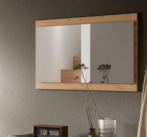 Garderobenspiegel Borga in Artisan Eiche Wandspiegel 110 x 60 cm