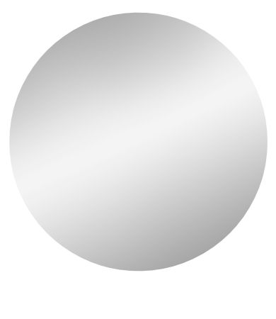 Garderobenspiegel Borga in Artisan Eiche Wandspiegel rund  70 cm