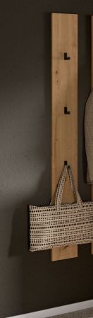 Garderobenpaneel Borga in Artisan Eiche Wandgarderobe 16 x 160 cm