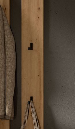 Garderobenpaneel Borga in Artisan Eiche Wandgarderobe 16 x 160 cm