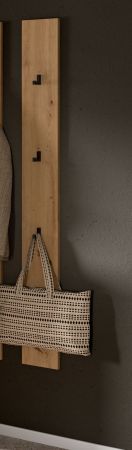 Garderobenpaneel Borga in Artisan Eiche Wandgarderobe 16 x 160 cm