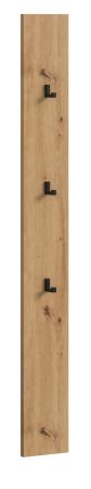 Garderobenpaneel Borga in Artisan Eiche Wandgarderobe 16 x 160 cm