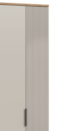 Flurschrank Skid in Kaschmir Sand und Evoke Eiche Schuhschrank 60 x 160 cm