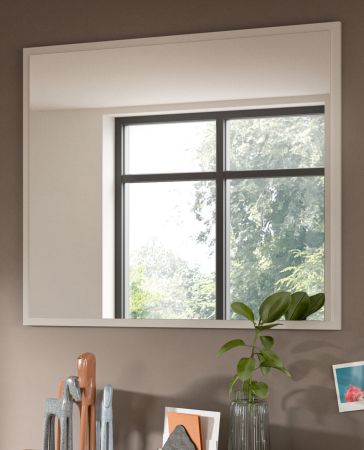 Garderobenspiegel Skid in Kaschmir Sand Flur Spiegel 80 x 70 cm