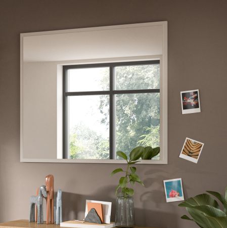 Garderobenspiegel Skid in Kaschmir Sand Flur Spiegel 80 x 70 cm