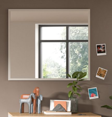 Garderobenspiegel Skid in Kaschmir Sand Flur Spiegel 80 x 70 cm