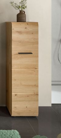 Badezimmer Kommode Cover in Artisan Eiche Badkommode hngend / stehend 30 x 106 cm