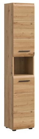 Badezimmer Hochschrank Cover in Artisan Eiche Badschrank 30 x 185 cm