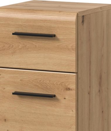 Badezimmer Kommode Cover in Artisan Eiche Badkommode 30 x 80 cm