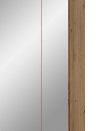 Badezimmer Spiegelschrank Cover in Artisan Eiche Badschrank 3-trig 60 x 70 cm