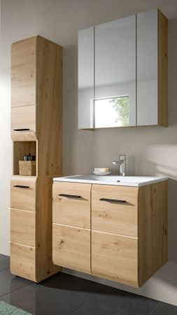 Badmbel Set 3-teilig Cover in Artisan Eiche Badkombination 105 x 185 cm