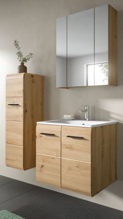 Badmbel Set 3-teilig Cover in Artisan Eiche Badkombination 105 x 185 cm