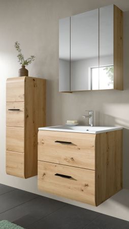 Badmbel Set 3-teilig Cover in Artisan Eiche Badkombination 105 x 185 cm