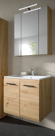 Badmbel Set 2-teilig Cover in Artisan Eiche Badkombination 60 x 185 cm