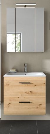 Badmbel Set 2-teilig Cover in Artisan Eiche Badkombination 60 x 185 cm