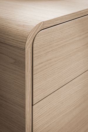 Sideboard Elverum in Eiche natur Kommode skandinavisch 108 x 84 cm, mit Push-to-Open