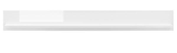 Wandboard Miami in wei� Wandregal 184 cm