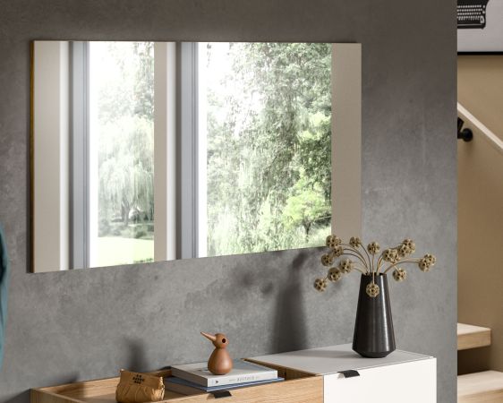 Garderobenspiegel Janko in Evoke Eiche Wandspiegel 120 x 64 cm