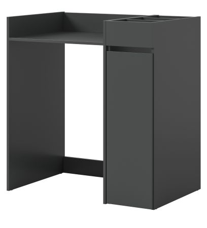 Waschmaschinenumbau Set Flexy in grau 2-teilig �berbauschrank und Anstellregal