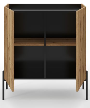 Kommode Norick in Evoke Eiche Sideboard 80 x 91 cm, Soft-Close
