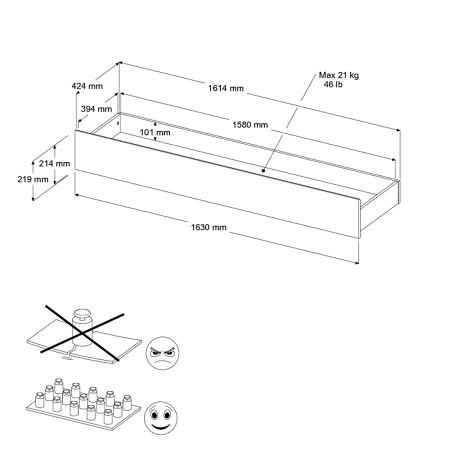 Parisot Kinder- und Jugendzimmer Shelter in wei� und Eiche Set 2-teilig mit Hochbett und Kleiderschrank