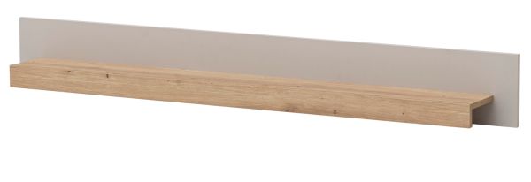 Wandboard Kiruma in Kaschmir und Artisan Eiche Wandregal 159 cm