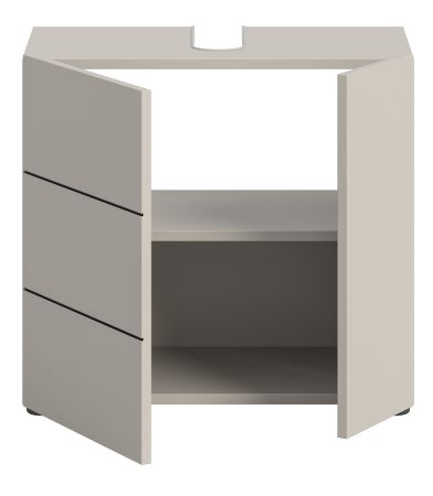 Waschbeckenunterschrank Larik in Kaschmir Badezimmer Unterschrank 60 x 56 cm