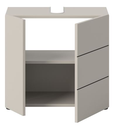Waschbeckenunterschrank Larik in Kaschmir Badezimmer Unterschrank 60 x 56 cm