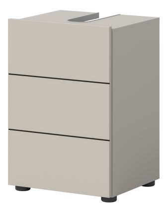Waschbeckenunterschrank Larik in Kaschmir Badezimmer Unterschrank 38 x 56 cm