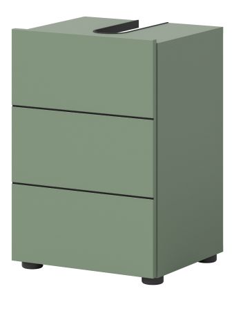 Waschbeckenunterschrank Larik in gr�n Badezimmer Unterschrank 38 x 56 cm