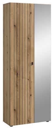 Garderobenschrank Loreno in Evoke Eiche Schuhschrank 70 x 192 cm, variable Inneneinteilung