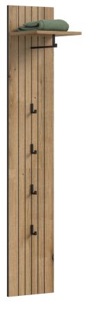 Garderobenpaneel Loreno in Evoke Eiche Wandgarderobe 31 x 160 cm