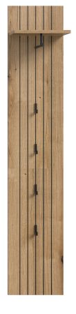Garderobenpaneel Loreno in Evoke Eiche Wandgarderobe 31 x 160 cm