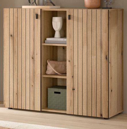 Flurkommode Loreno in Evoke Eiche Schuhschrank 106 cm