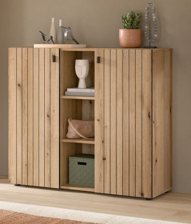 Flurkommode Loreno in Evoke Eiche Schuhschrank 106 cm