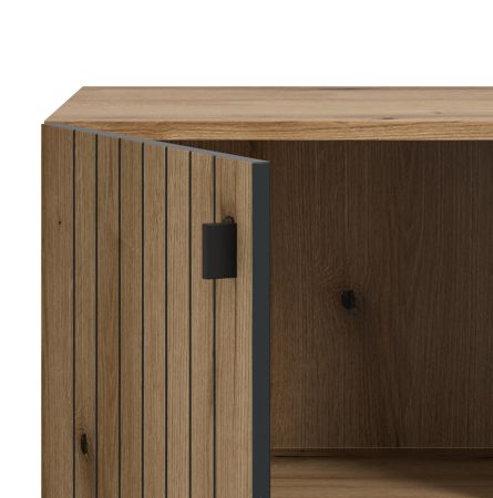 Garderobe Set 3-teilig Loreno in Evoke Eiche 152 x 192 cm