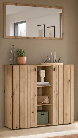 Garderobe Set 2-teilig Loreno in Evoke Eiche 106 x 192 cm
